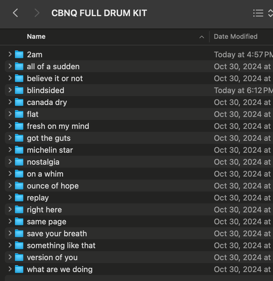"Close, But Not Quite" OFFICIAL DRUM KIT
