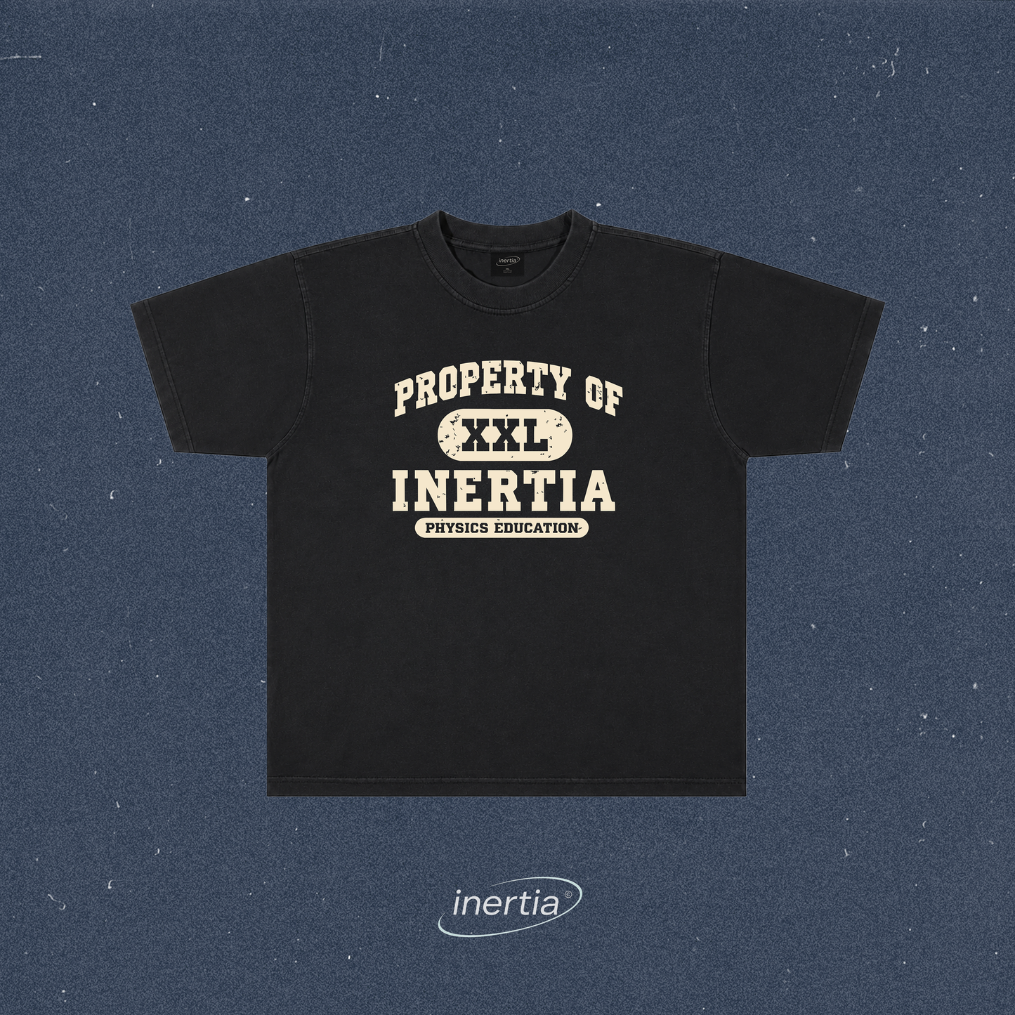PROPERTY OF INERTIA TEE (black)
