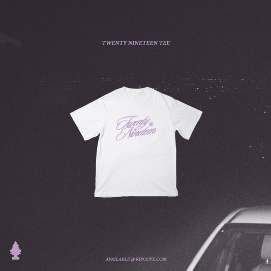 twenty nineteen tee (pink)