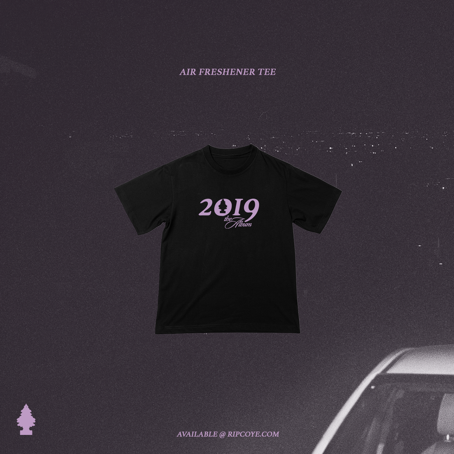 air freshener tee (black)