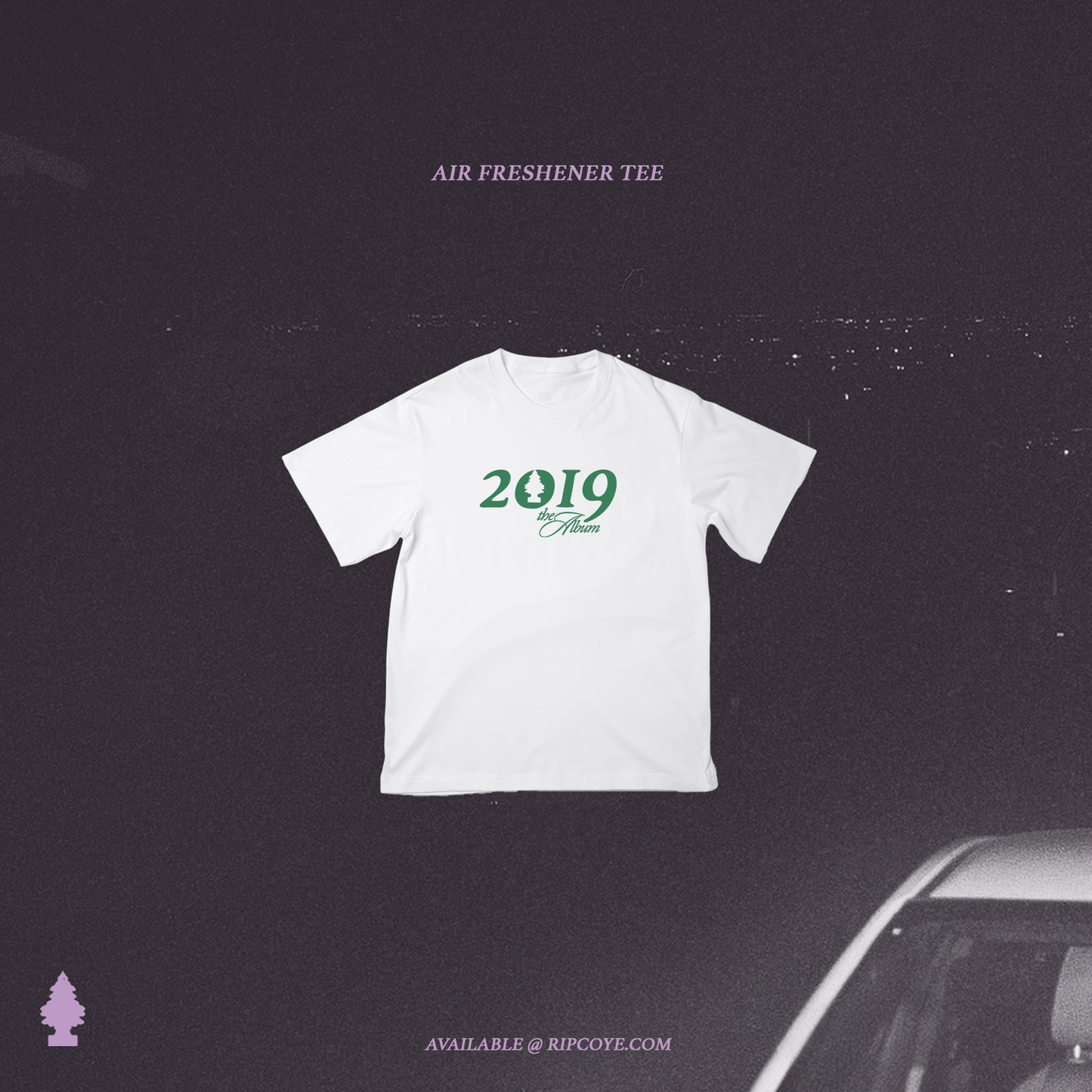 air freshener tee (white)