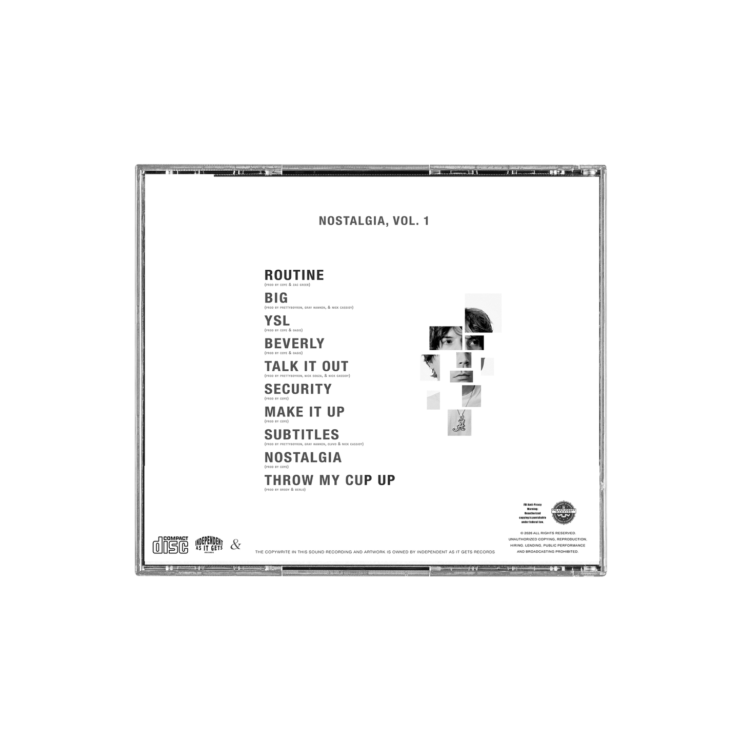 NOSTALGIA, VOL 1.