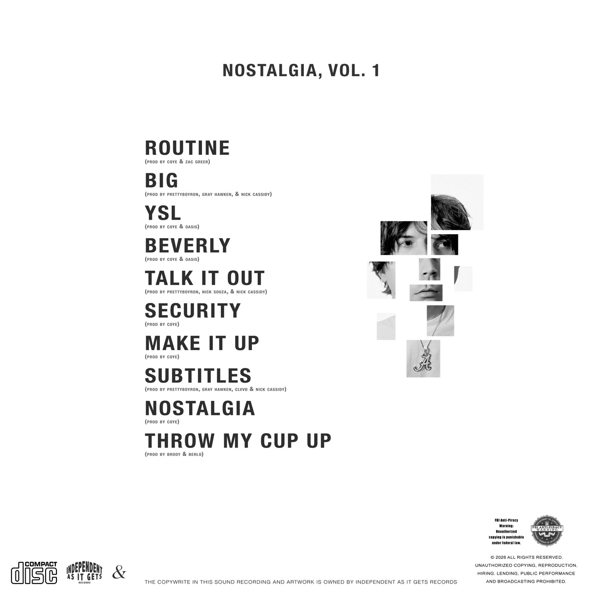 NOSTALGIA, VOL 1.