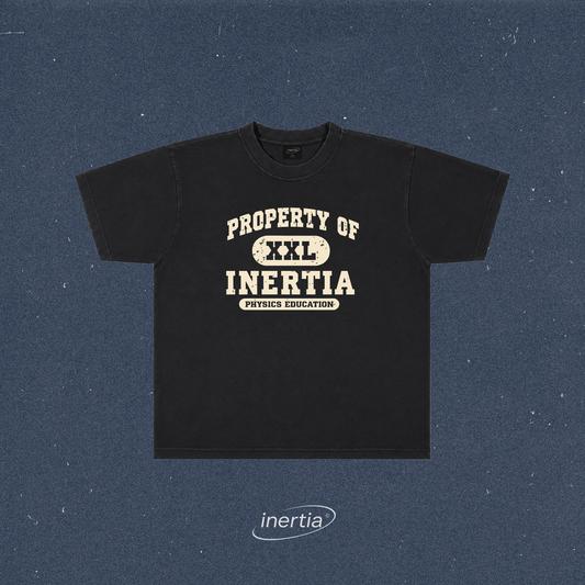 PROPERTY OF INERTIA TEE (black)