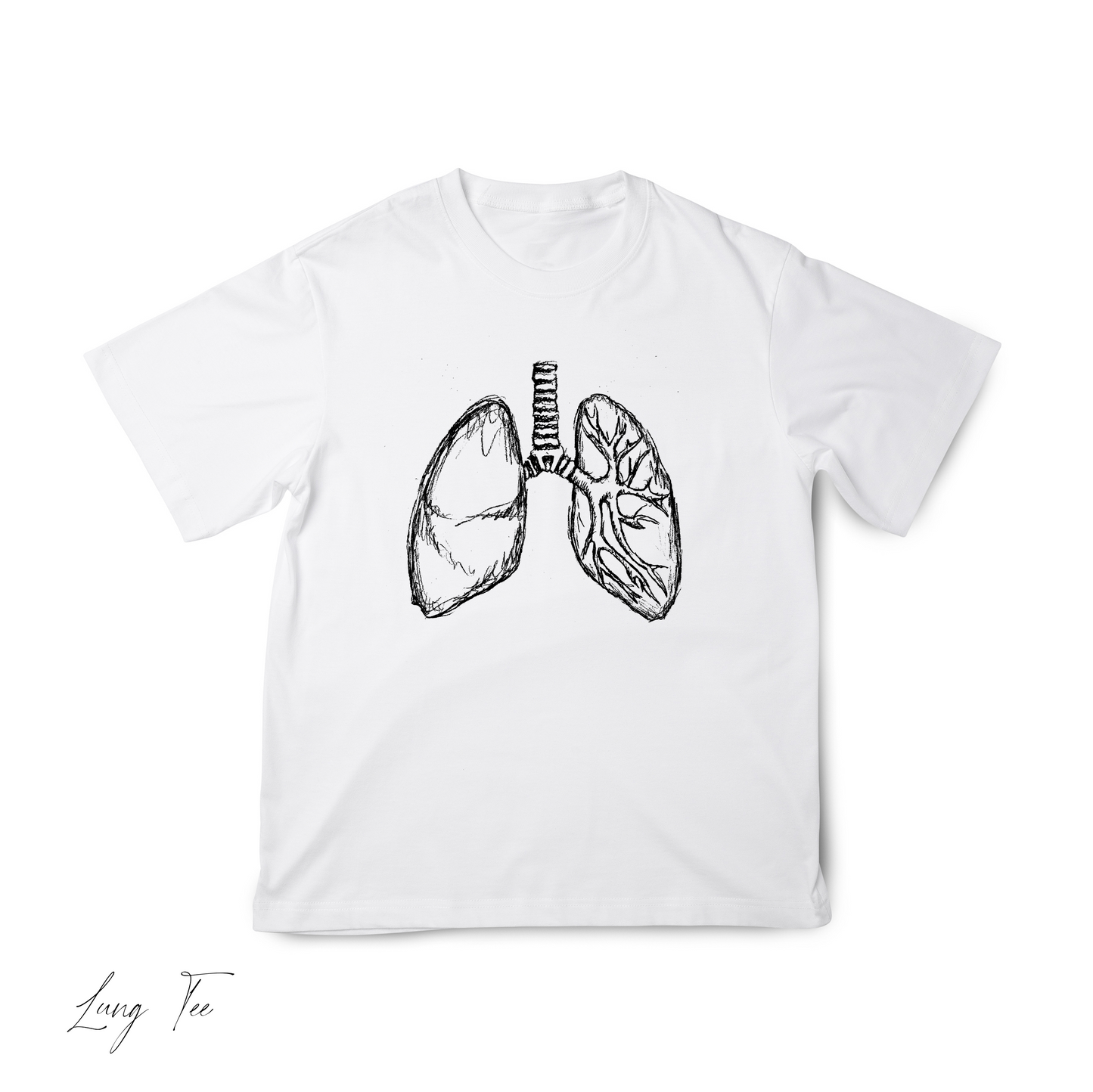 Lung Tee in White